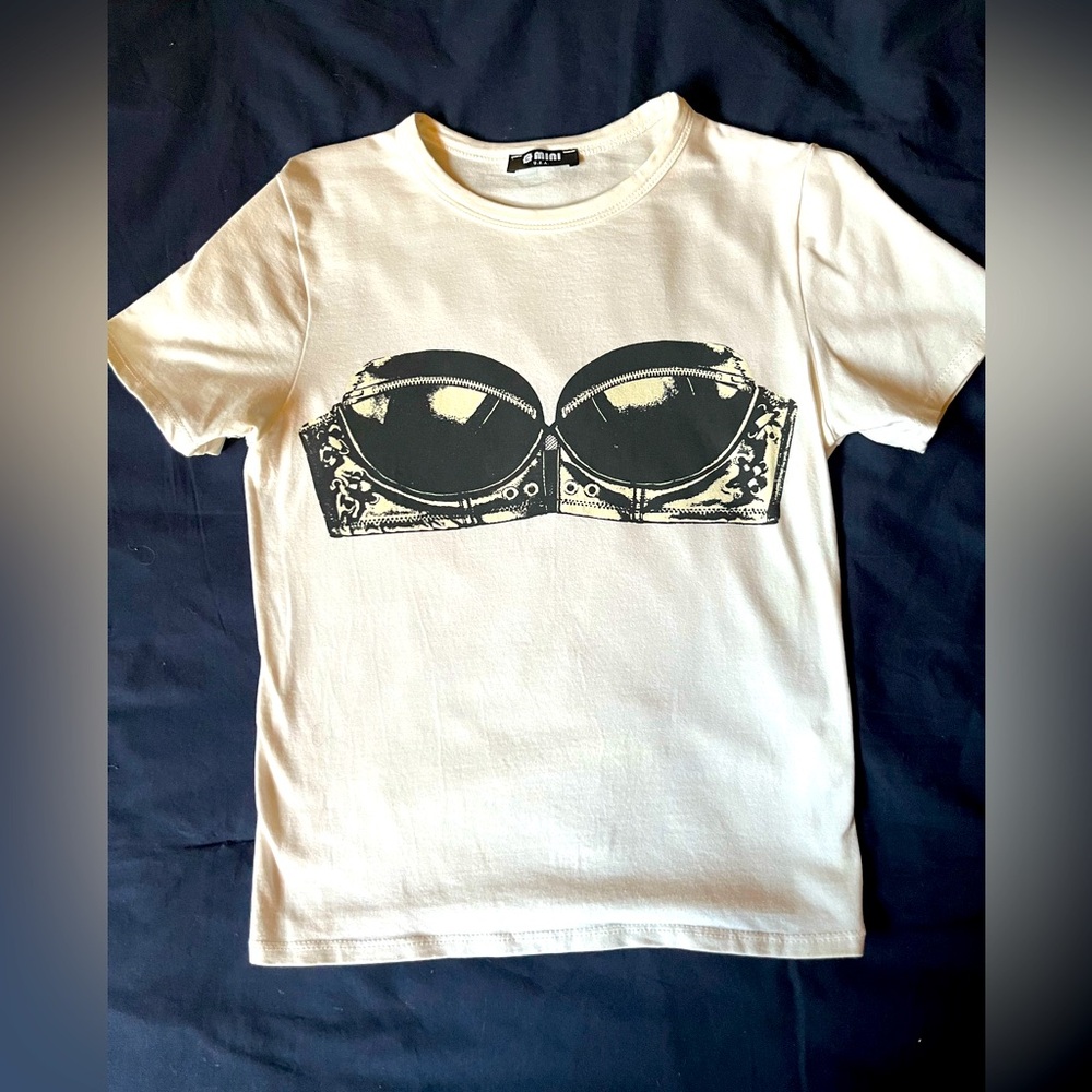 MINI Size L White w/Black design